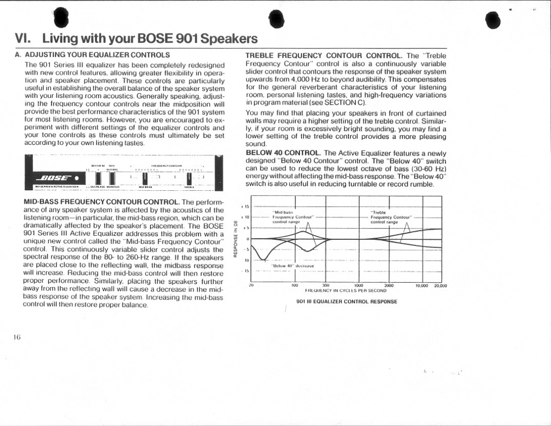 Bose 901 Series III manual 