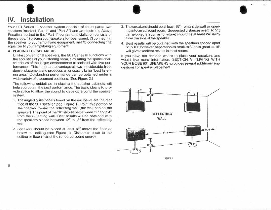 Bose 901 Series III manual 