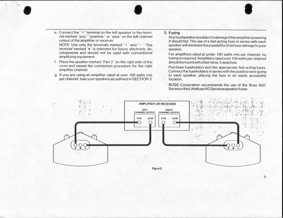 Bose 901 Series III manual 