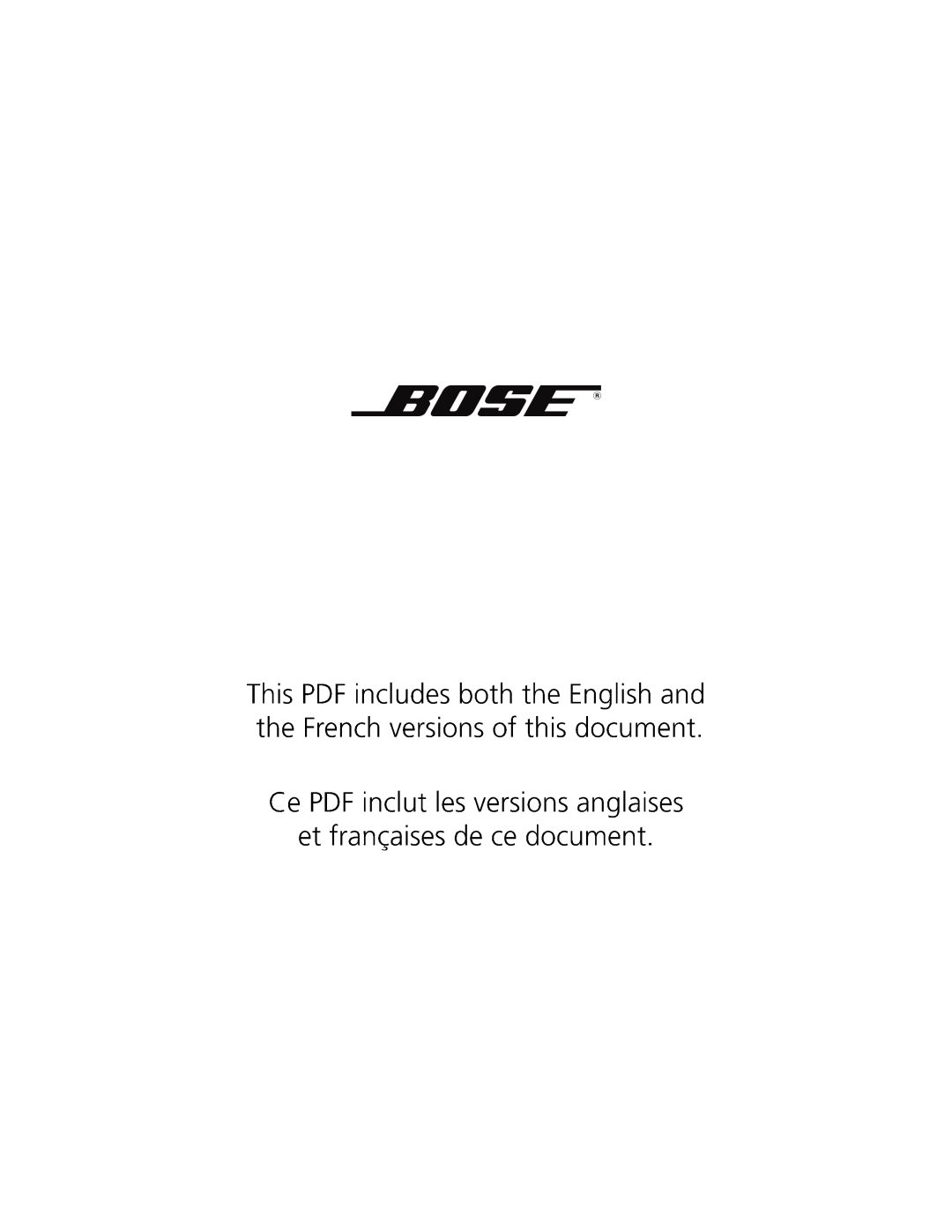Bose 149393, 901 Series VI manual 