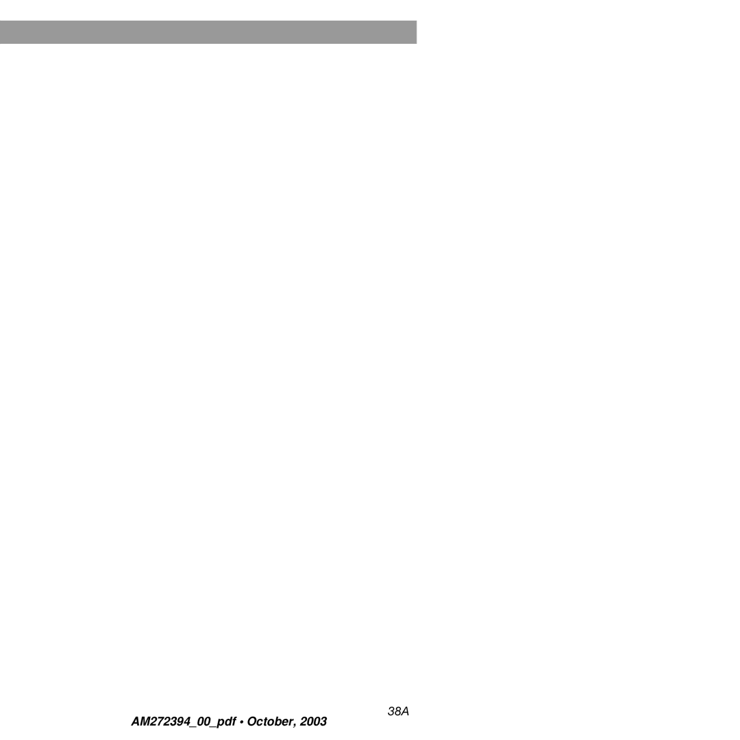 Bose AM272394 manual 38A 