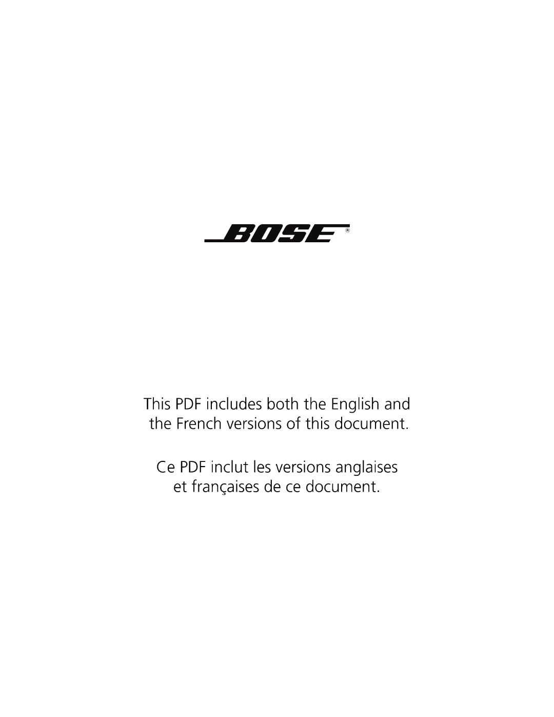 Bose CCM-003041, AM293692 manual 