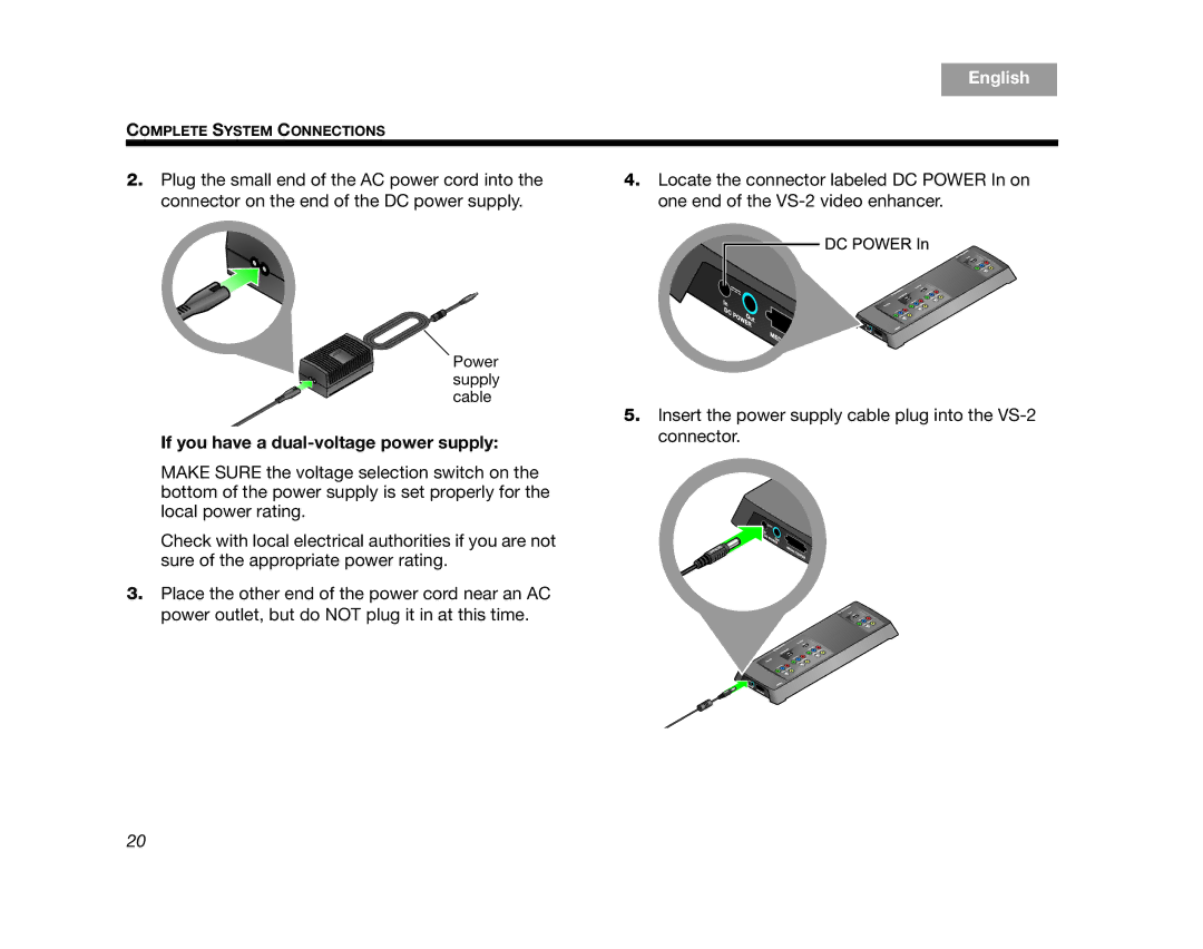 Bose AM314478 manual If you have a dual-voltage power supply 