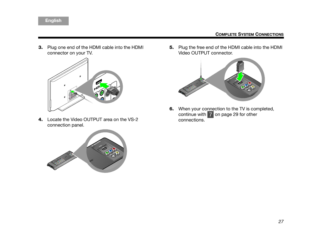 Bose AM314478 manual Tab 