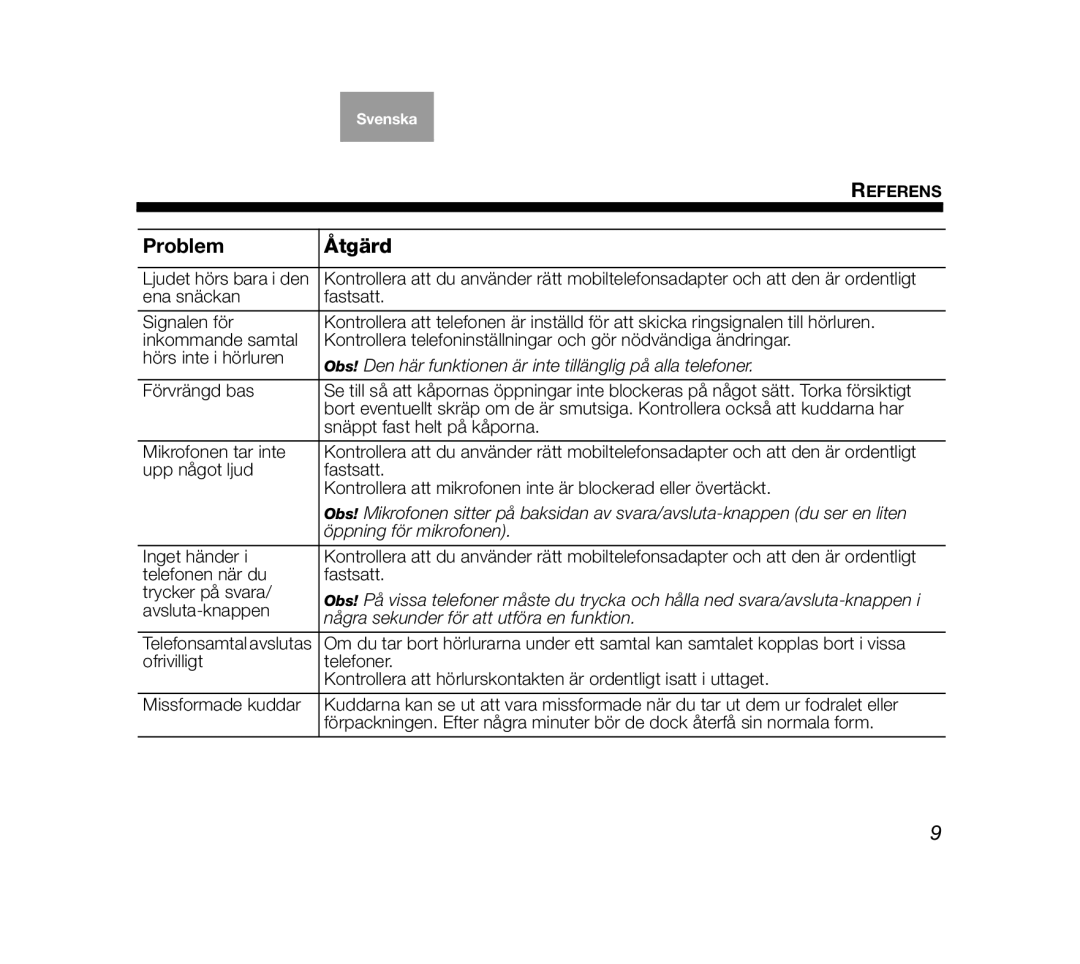 Bose AM319137 manual Öppning för mikrofonen, Avsluta-knappen, Några sekunder för att utföra en funktion 