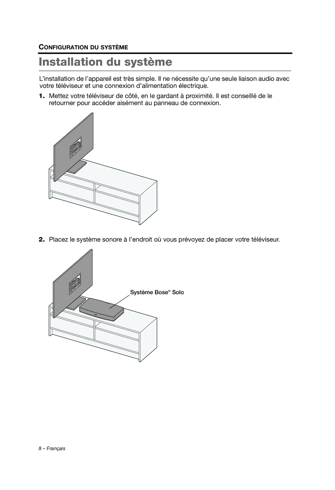 Bose AM353759 manual Installation du système 