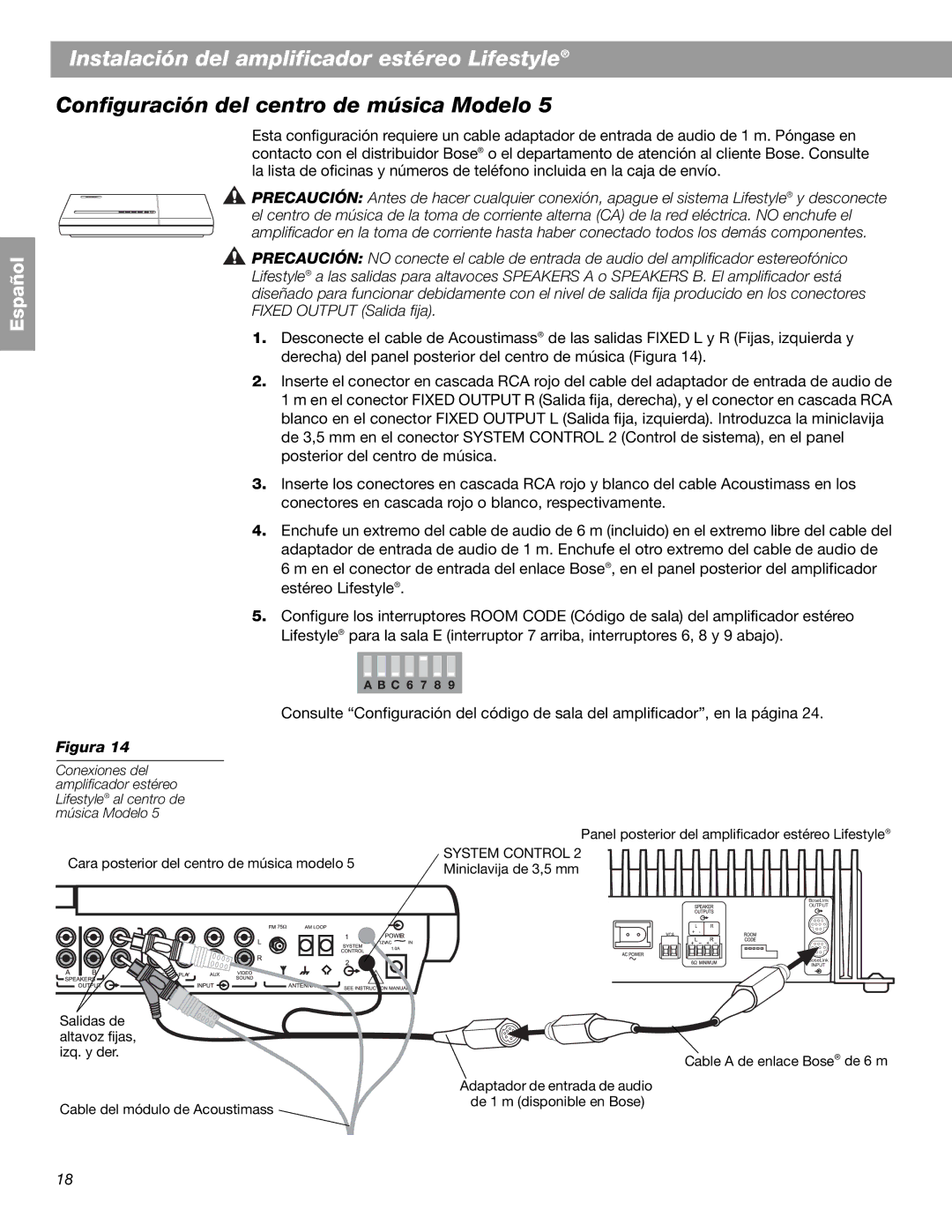 Bose BOSESA3 manual Output 