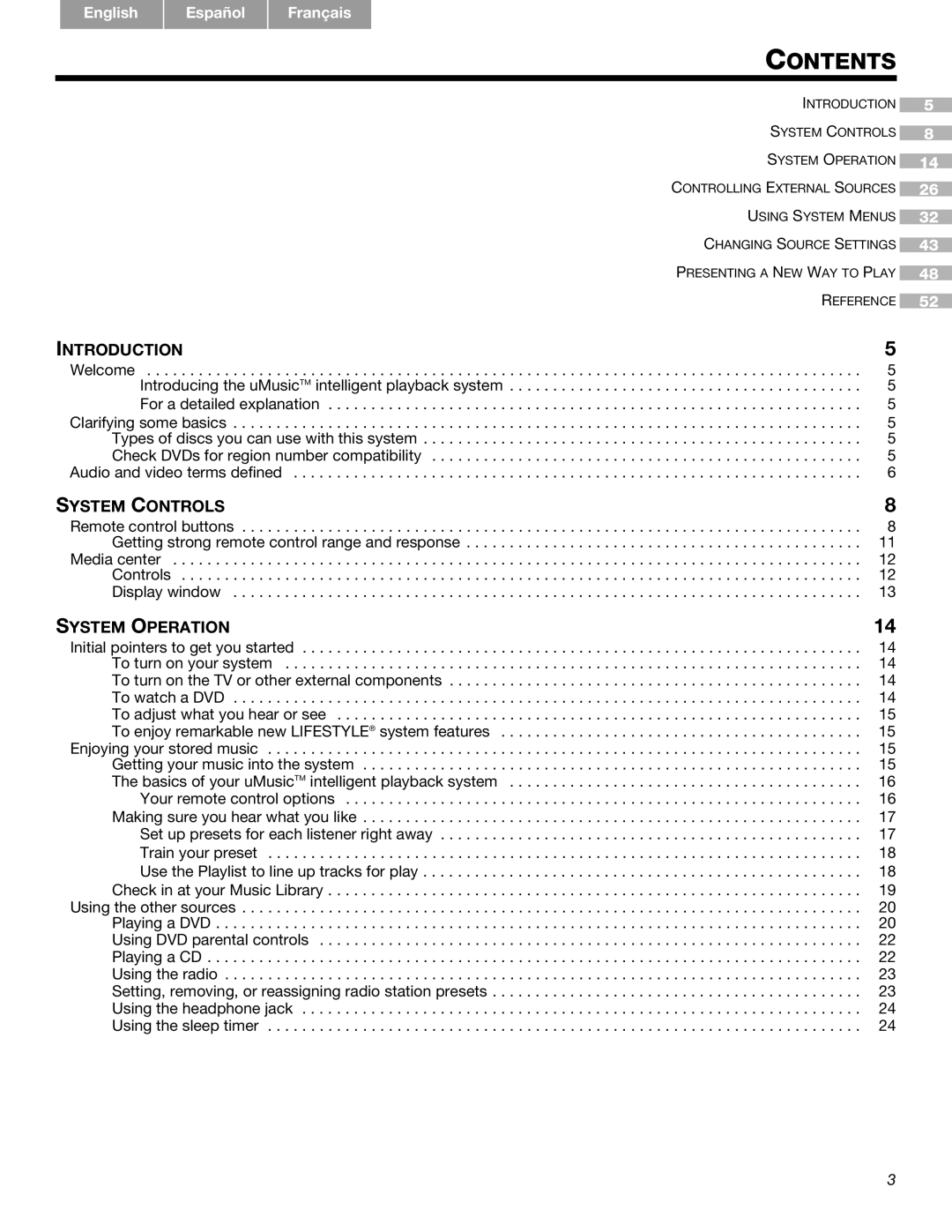 Bose 289328, CCM-001770 manual Contents 