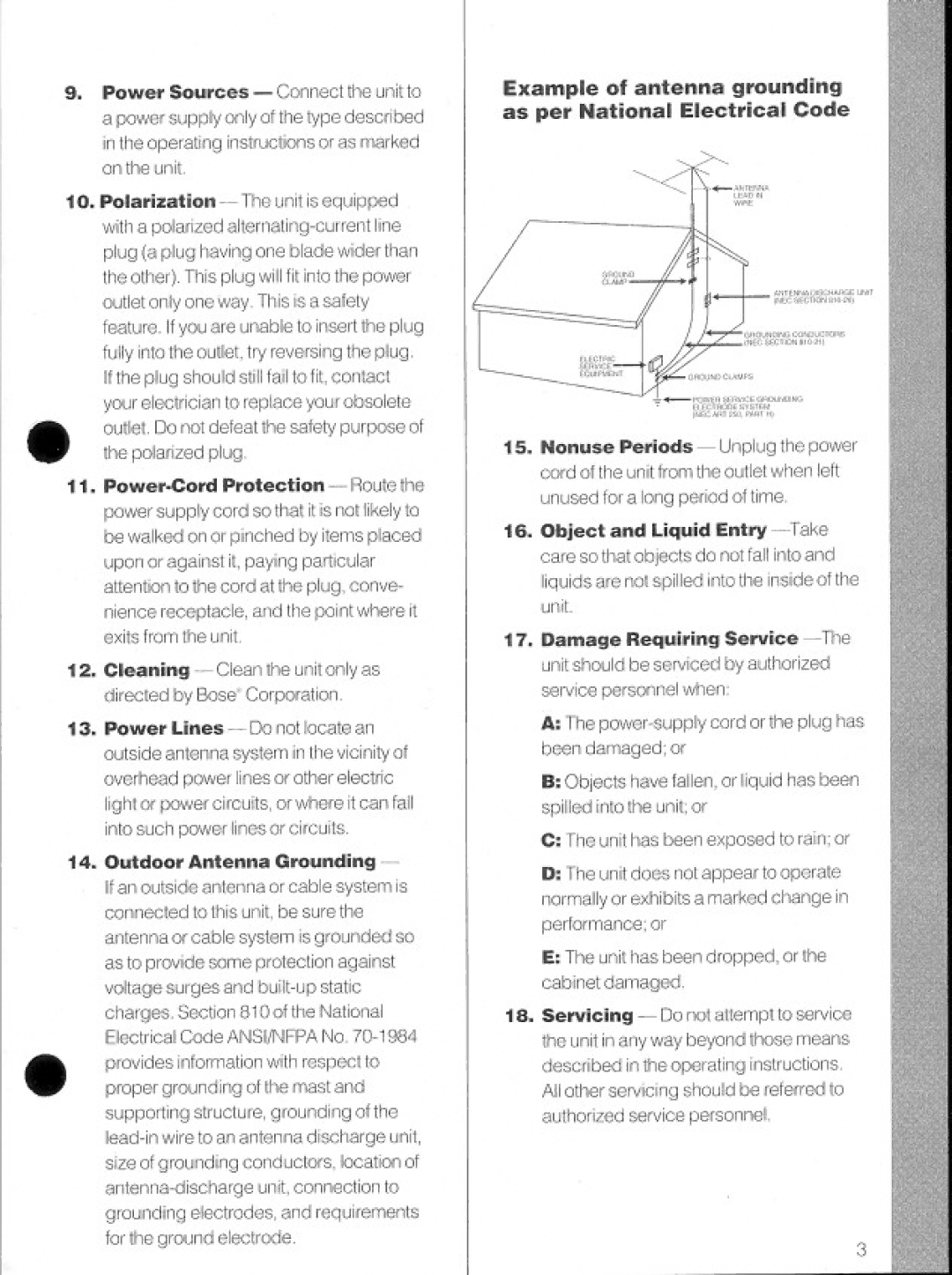 Bose CD-2000 manual 