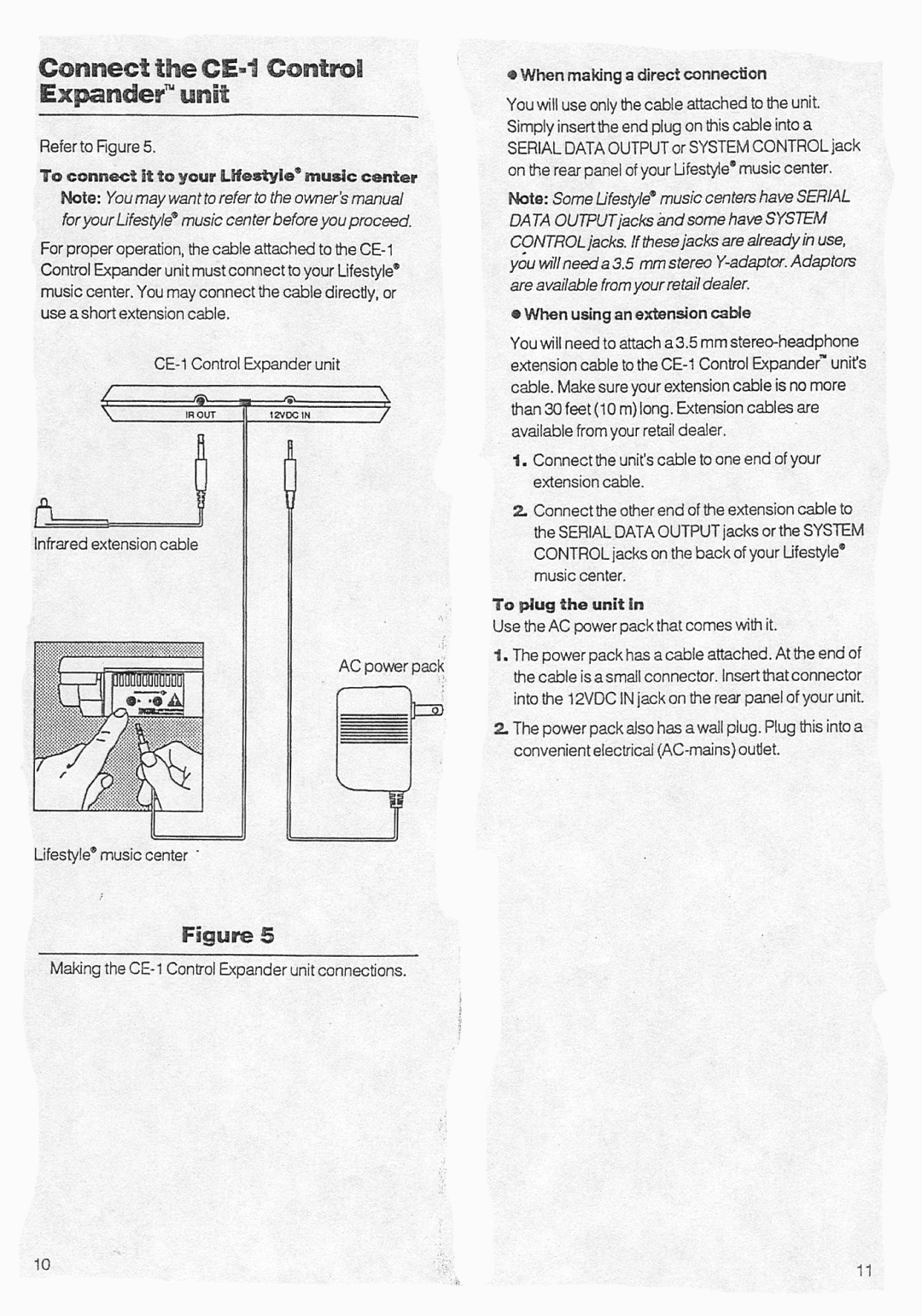 Bose CE-1 manual 