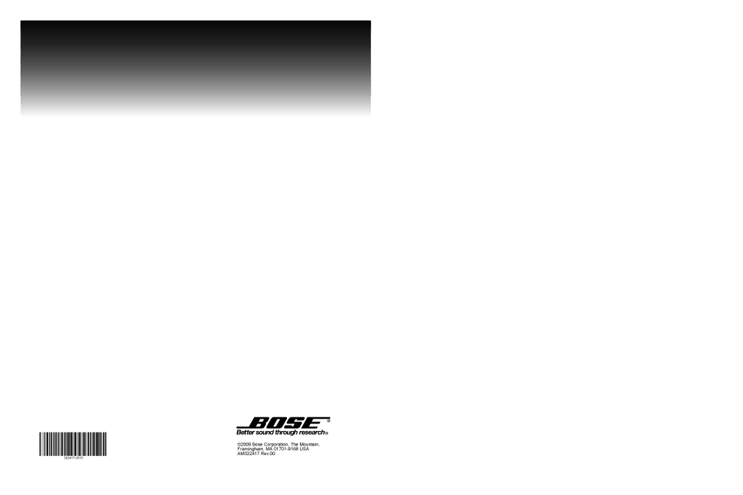 Bose Companion 5 manual 