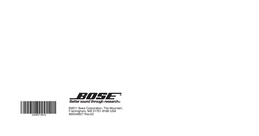 Bose Companion (R) 20, 329509-1300 manual 