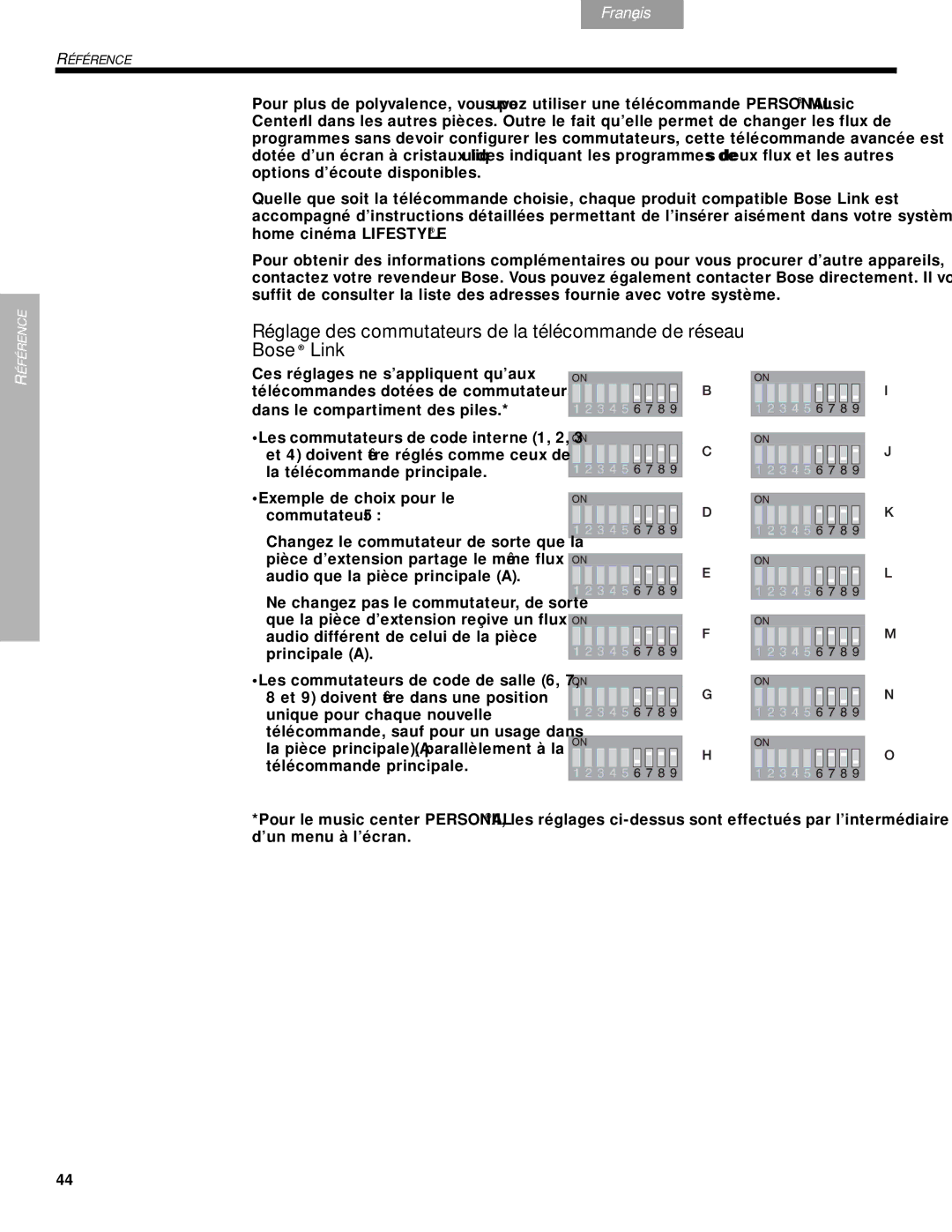 Bose DVD Home Entertainment Systems manual Svenska Nederlands Français Español English 