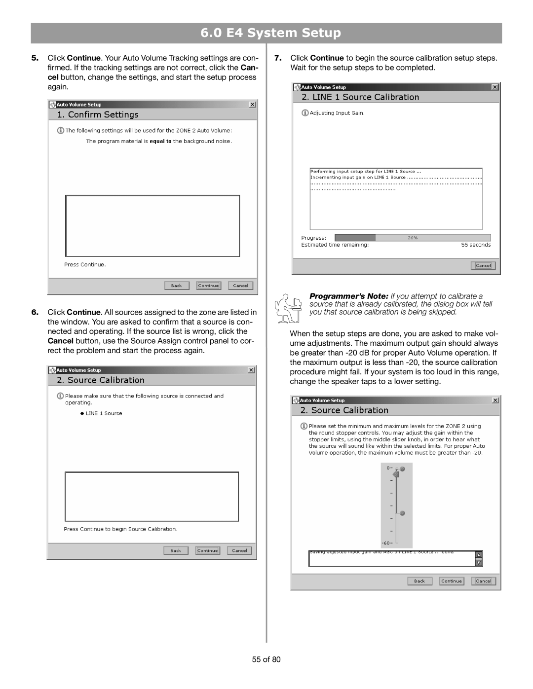 Bose manual E4 System Setup 