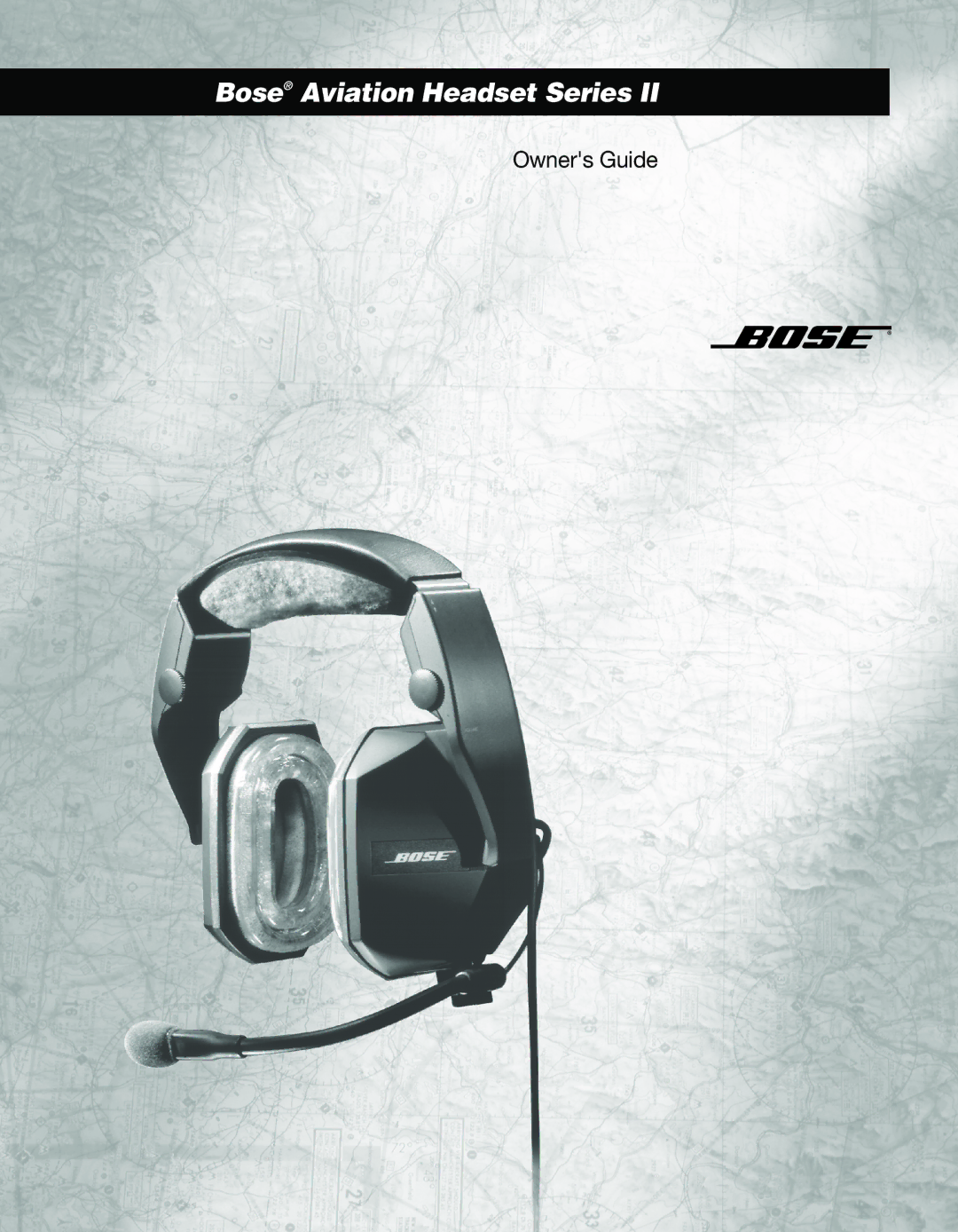 Bose II manual Bose Aviation Headset Series 