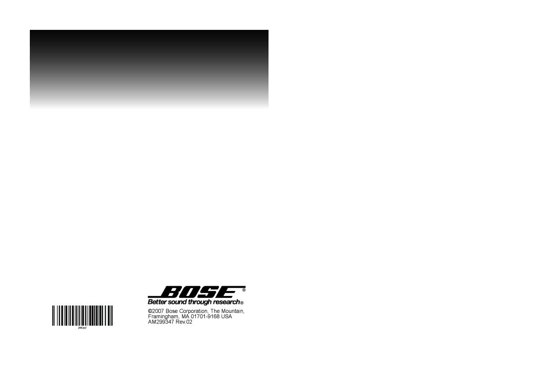 Bose in-ear headphone manual 