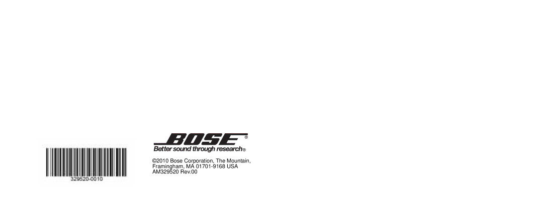 Bose MIE2 manual 