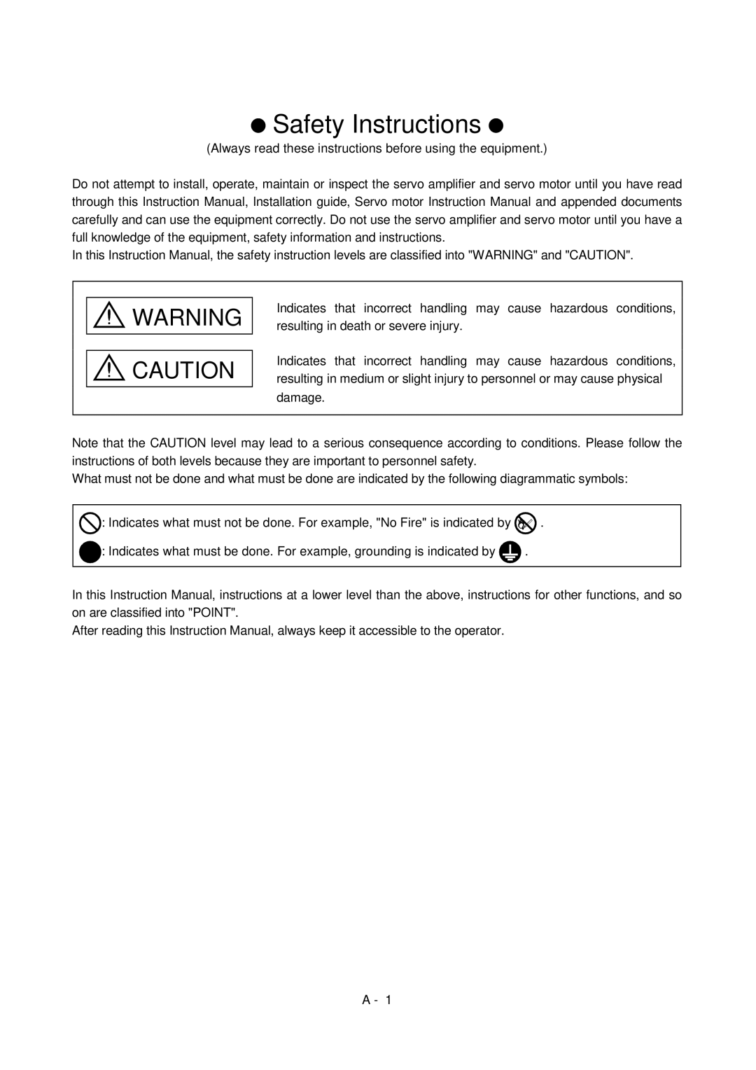 Bose MR-J2S- B instruction manual Safety Instructions 