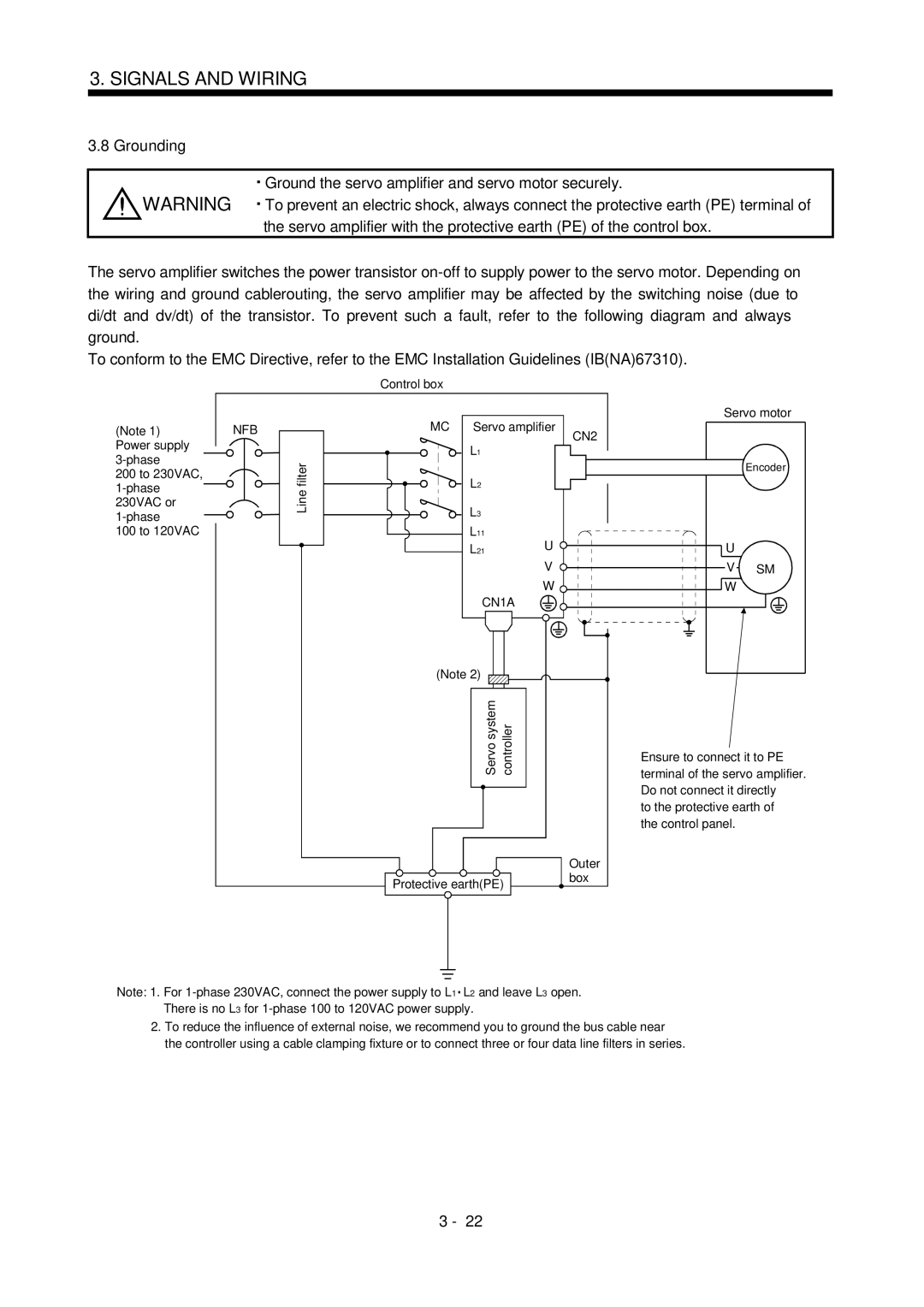 Bose MR-J2S- B instruction manual Power supply Phase 