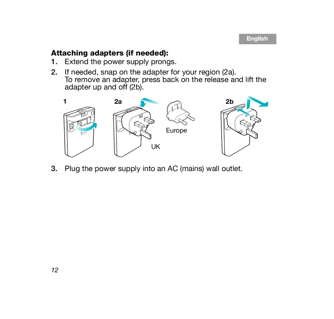 Bose SERIES 2, CINEMATE1SR, AM347801, BT HDST 2R BLK, Bluetooth Headset Series II manual Attaching adapters if needed 