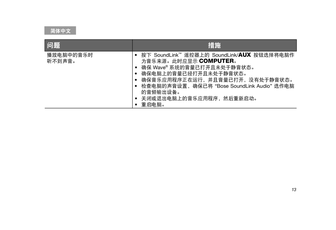 Bose SoundLink manual 简体中文, Tab 2, Tab 3, Tab 4, Tab 5, Tab 6, Tab 7, Tab 8 