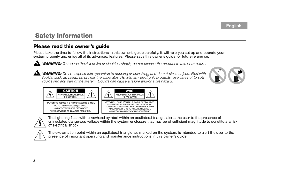 Bose SoundLink manual Safety Information, Please read this owner’s guide, Tab2, English 