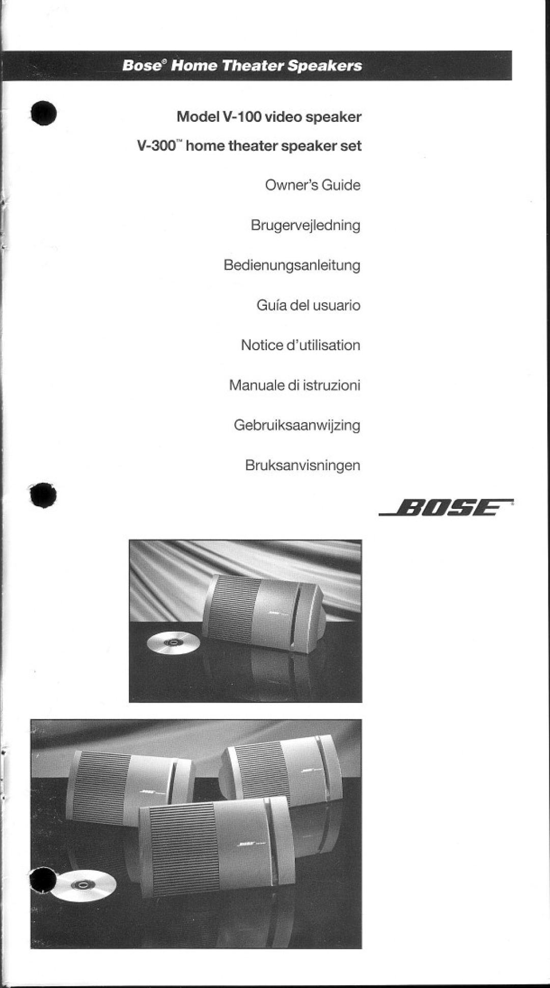 Bose V-100 manual 