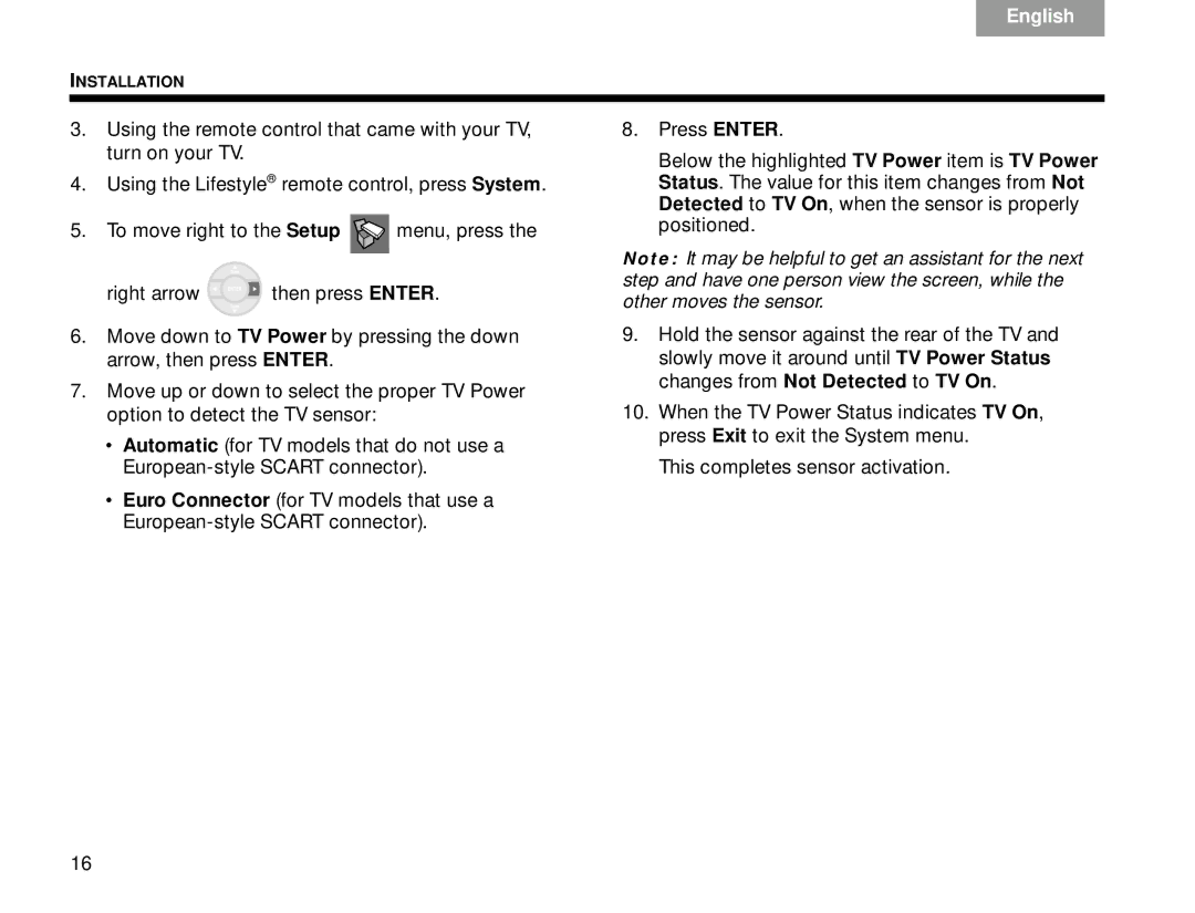 Bose V30 manual Tab 