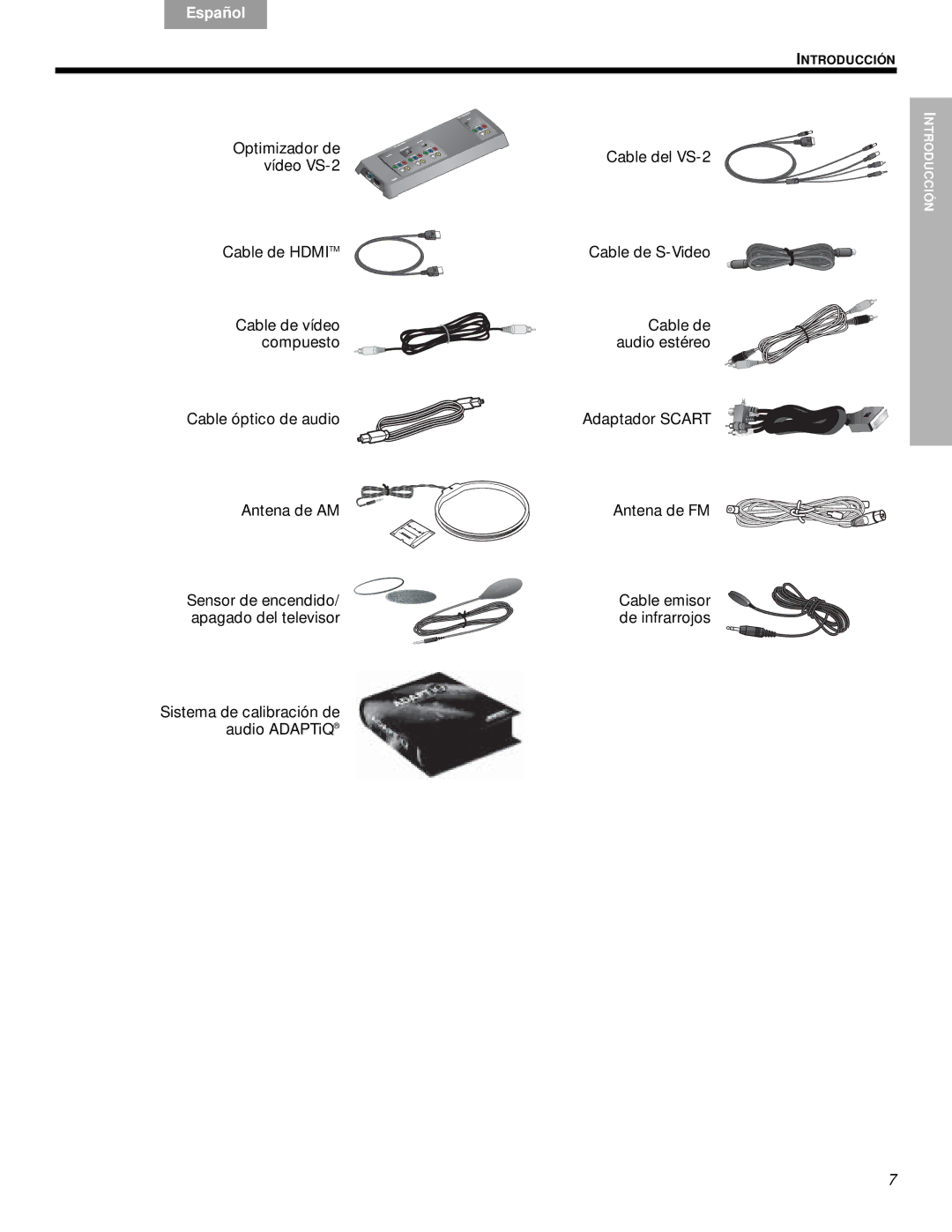 Bose VS-2 manual English Español Français Nederlands Svenska 