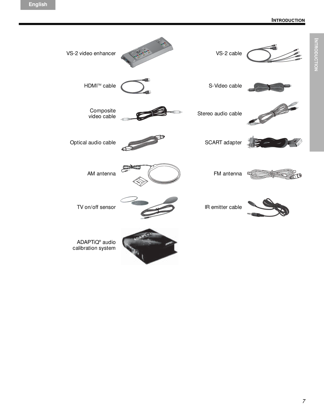 Bose VS-2 manual FrançaisItliano 