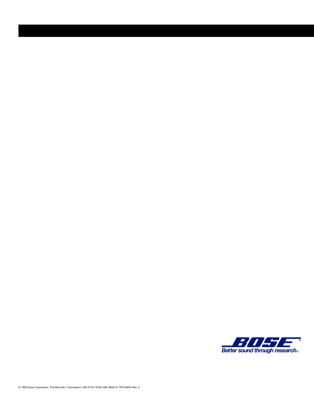 Bose Wave Radio manual 