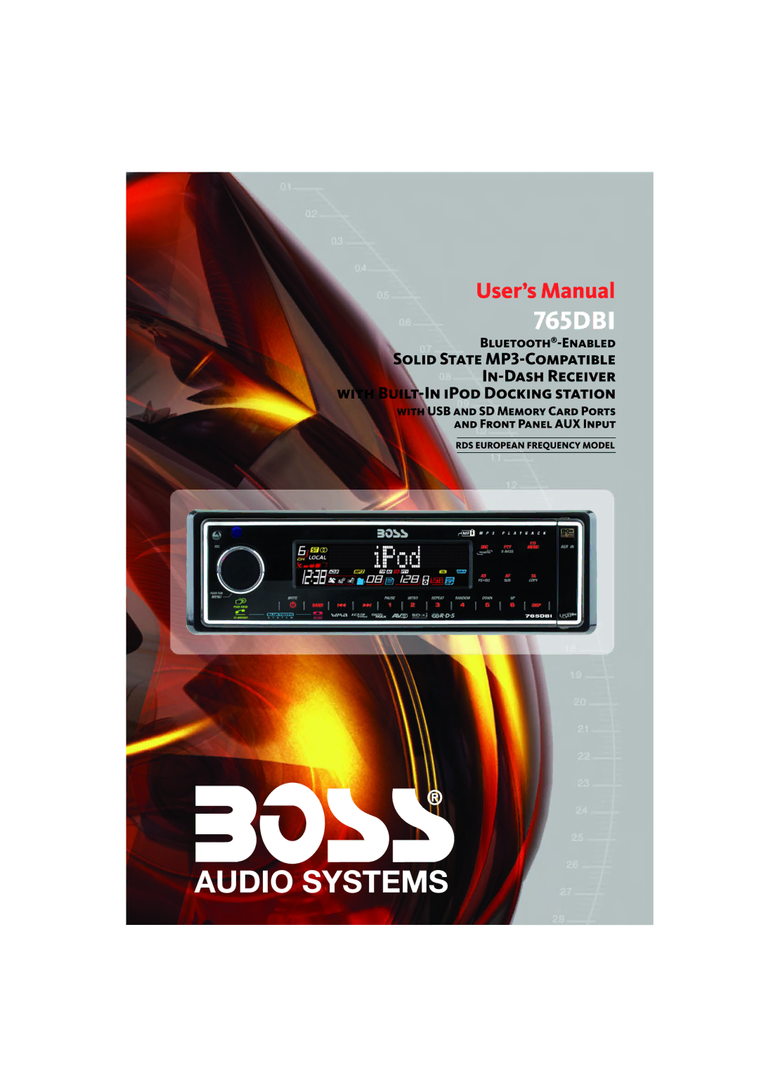 Boss Audio Systems 765DBI manual 