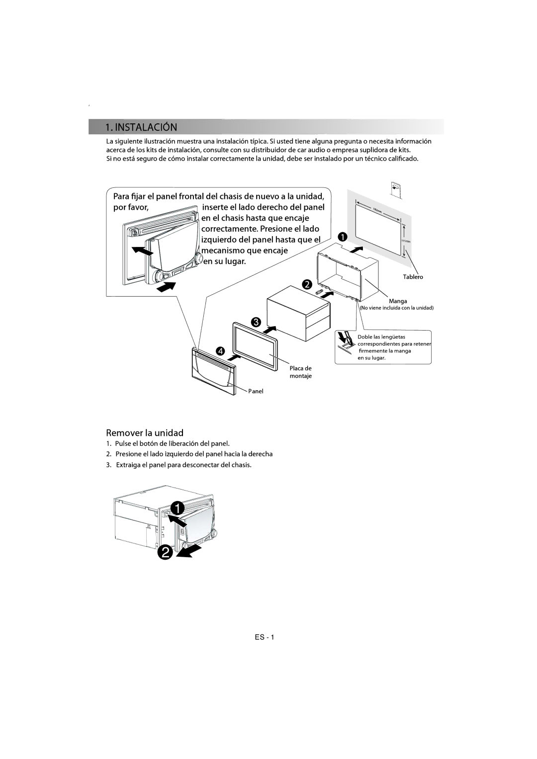 Boss Audio Systems 870DBI manual 