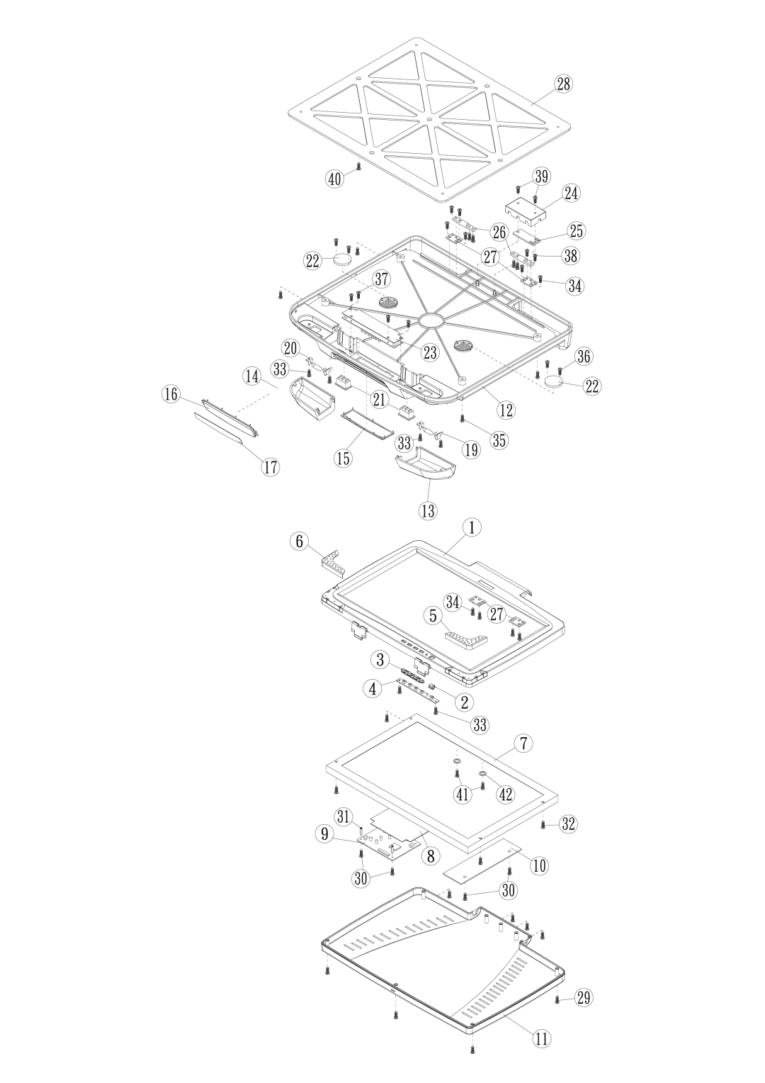 Boss Audio Systems B V 17 FLIP service manual 