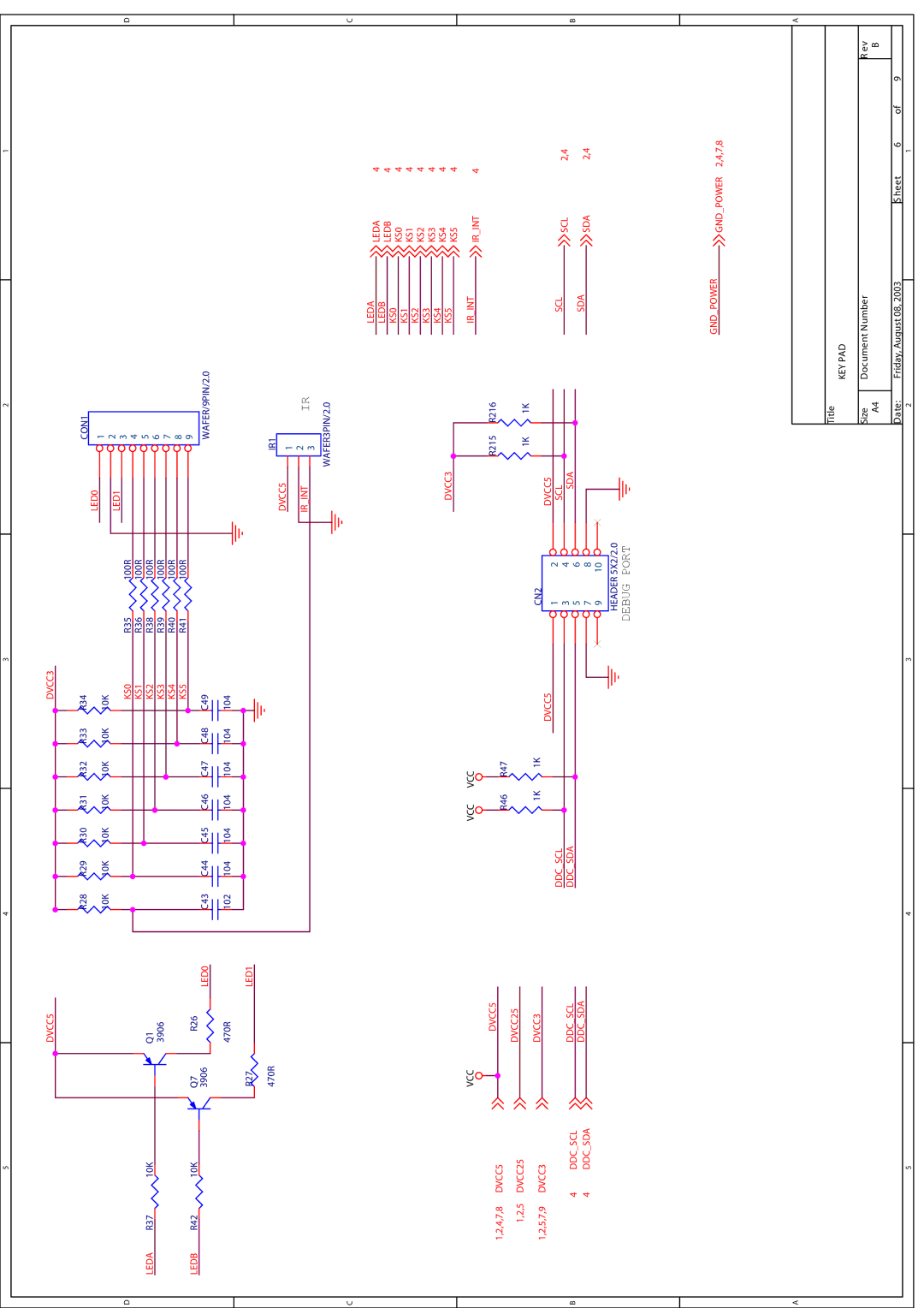 Boss Audio Systems B V 17 FLIP service manual Debug Port 