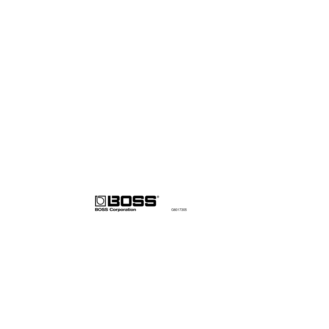 Boss Audio Systems BF-3 owner manual G6017305 