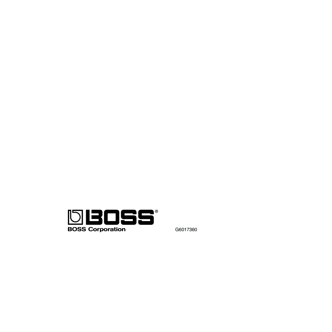 Boss Audio Systems Boss RV-5 owner manual G6017360 