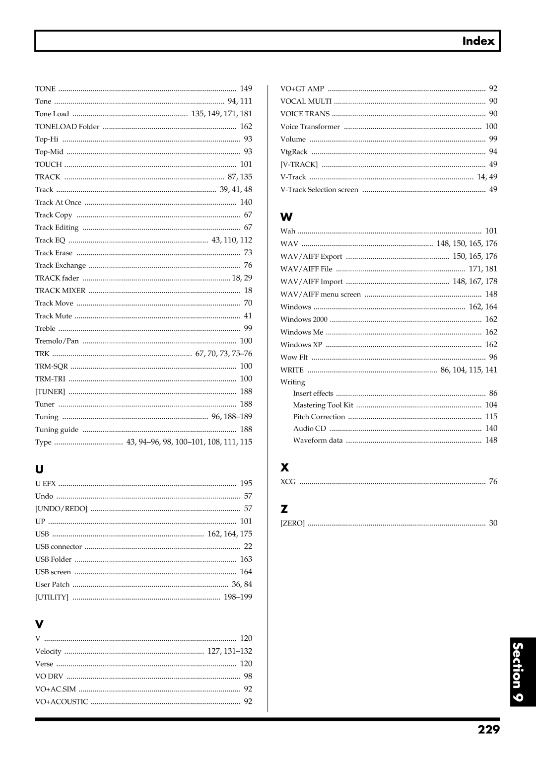 Boss Audio Systems BR-900CD owner manual 229, Wav 