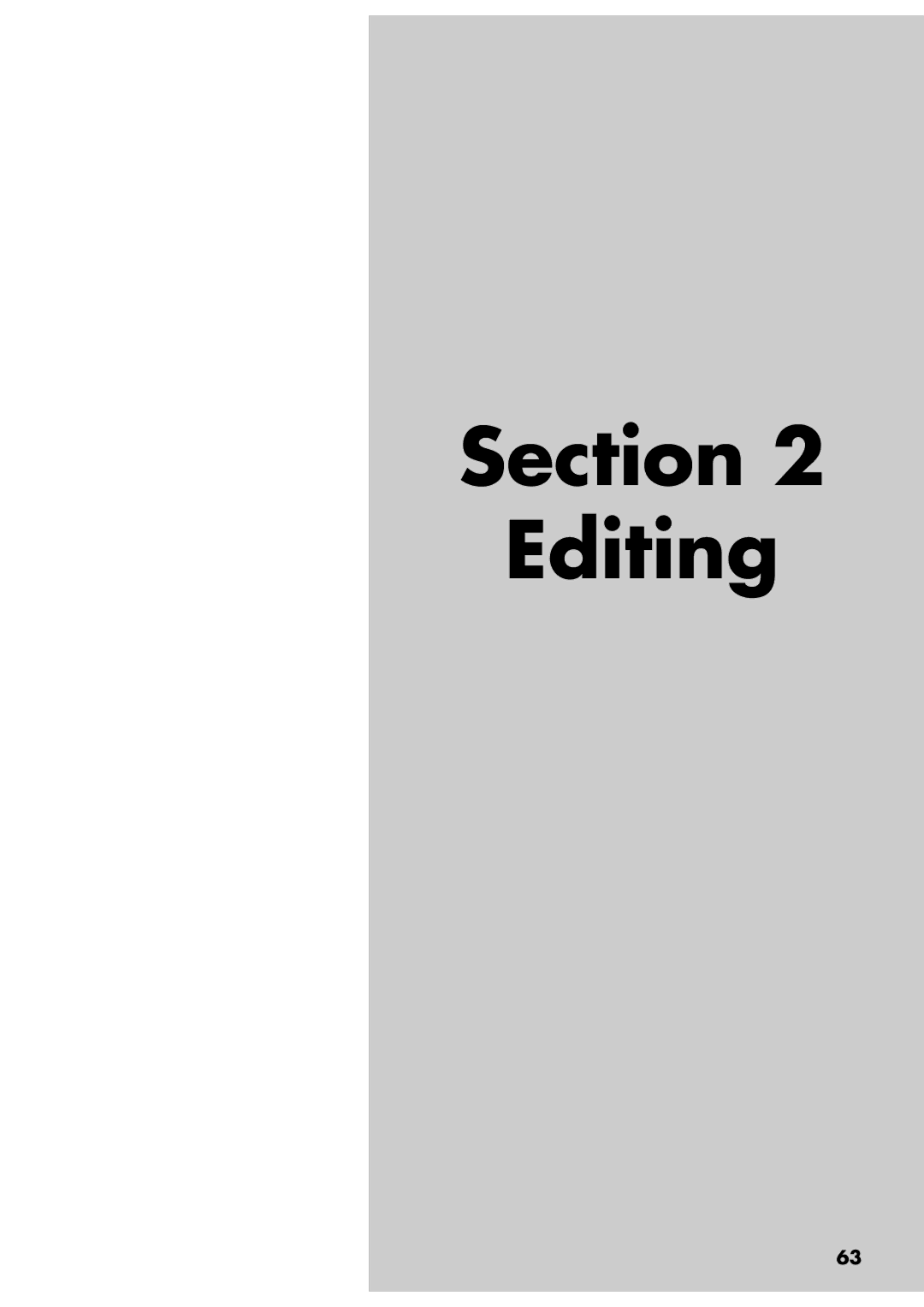 Boss Audio Systems BR-900CD owner manual Section Editing 