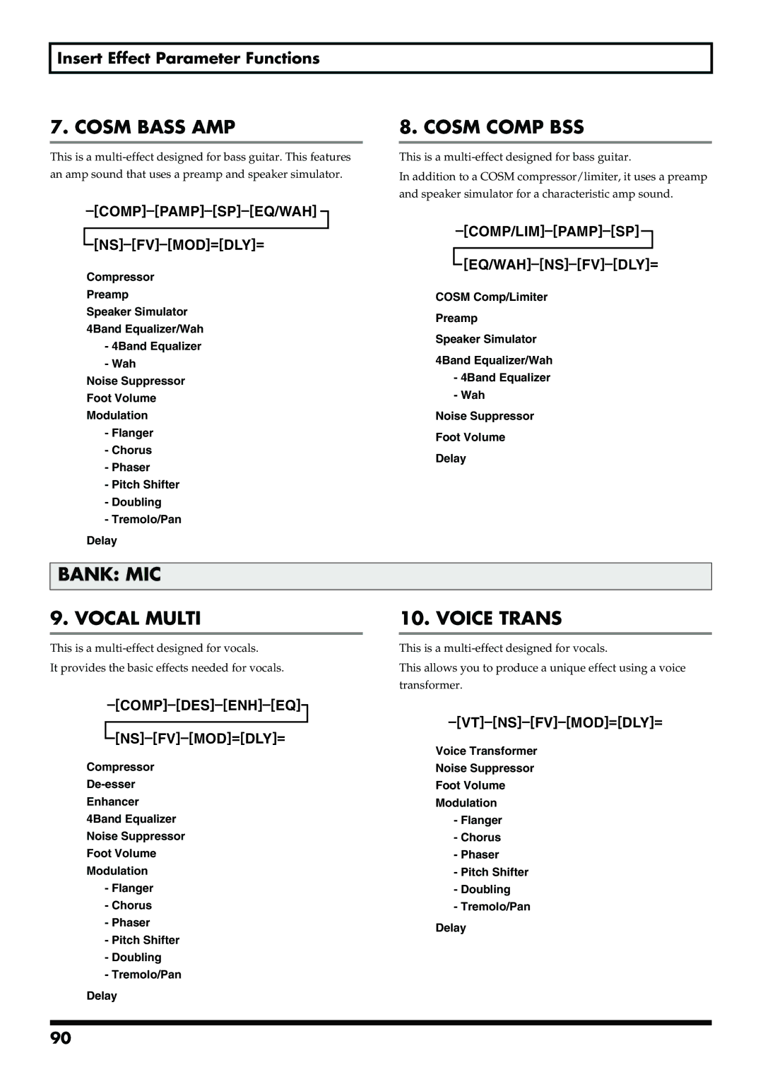 Boss Audio Systems BR-900CD owner manual Cosm Bass AMP 