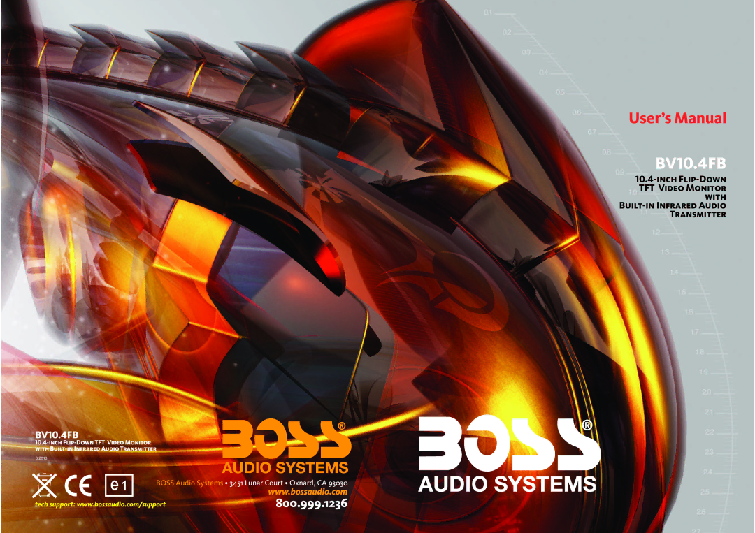 Boss Audio Systems bv10.4fb manual 2010 