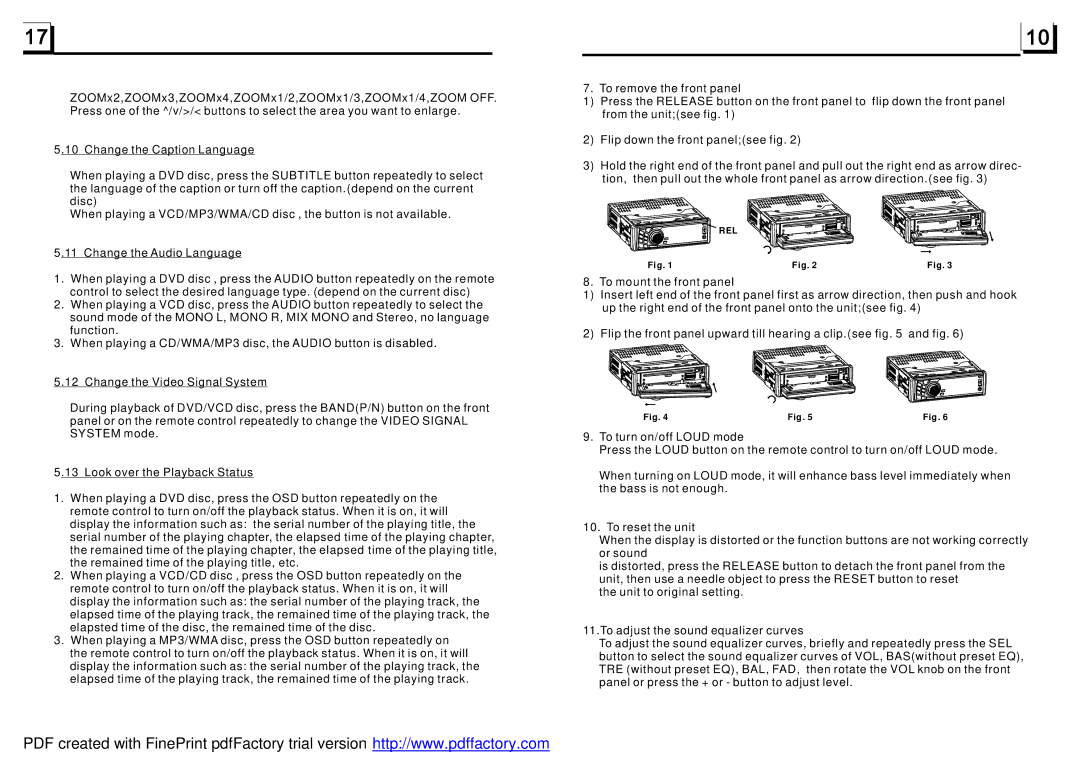 Boss Audio Systems BV7320 user manual Rel 