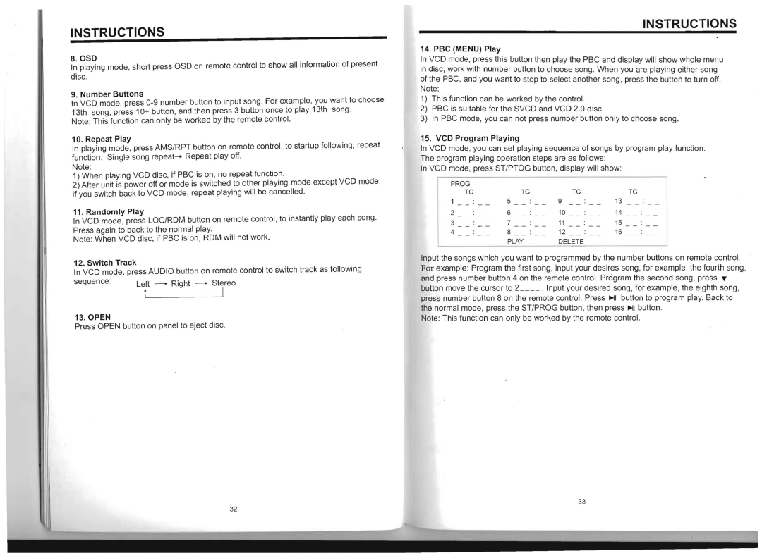 Boss Audio Systems BV8975B manual Instructions, Open 