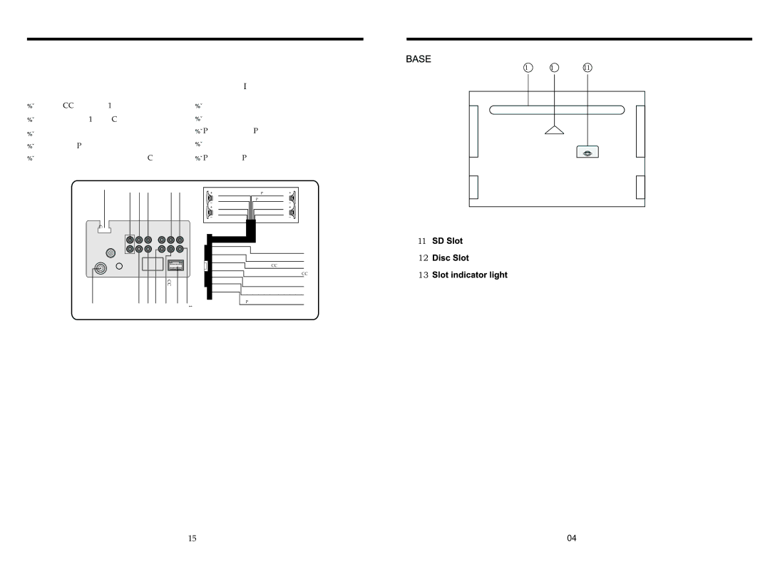 Boss Audio Systems BV9557 manual Wiring Diagram, Front White/black 