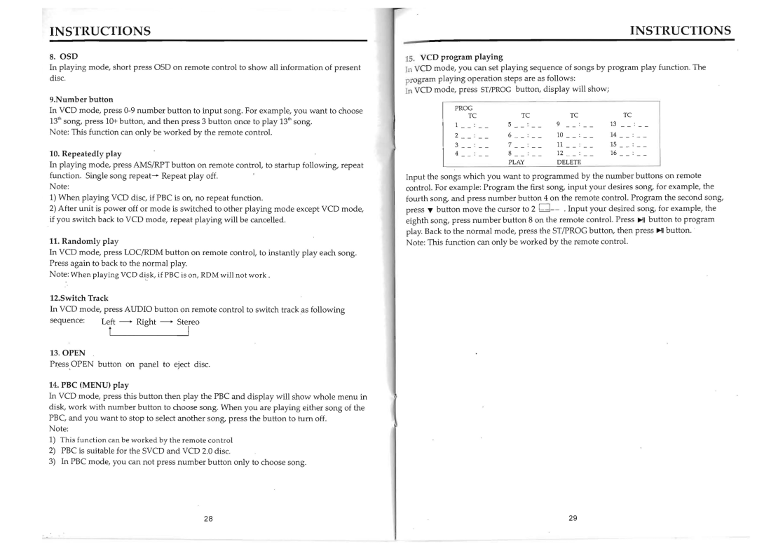 Boss Audio Systems BV9964B manual This function can be worked by the remote control 