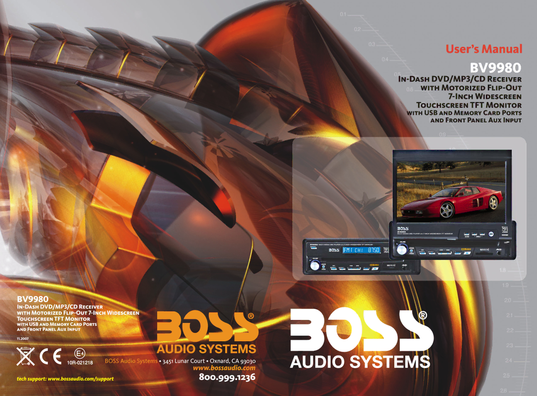 Boss Audio Systems BV9980 manual 10R-021218 