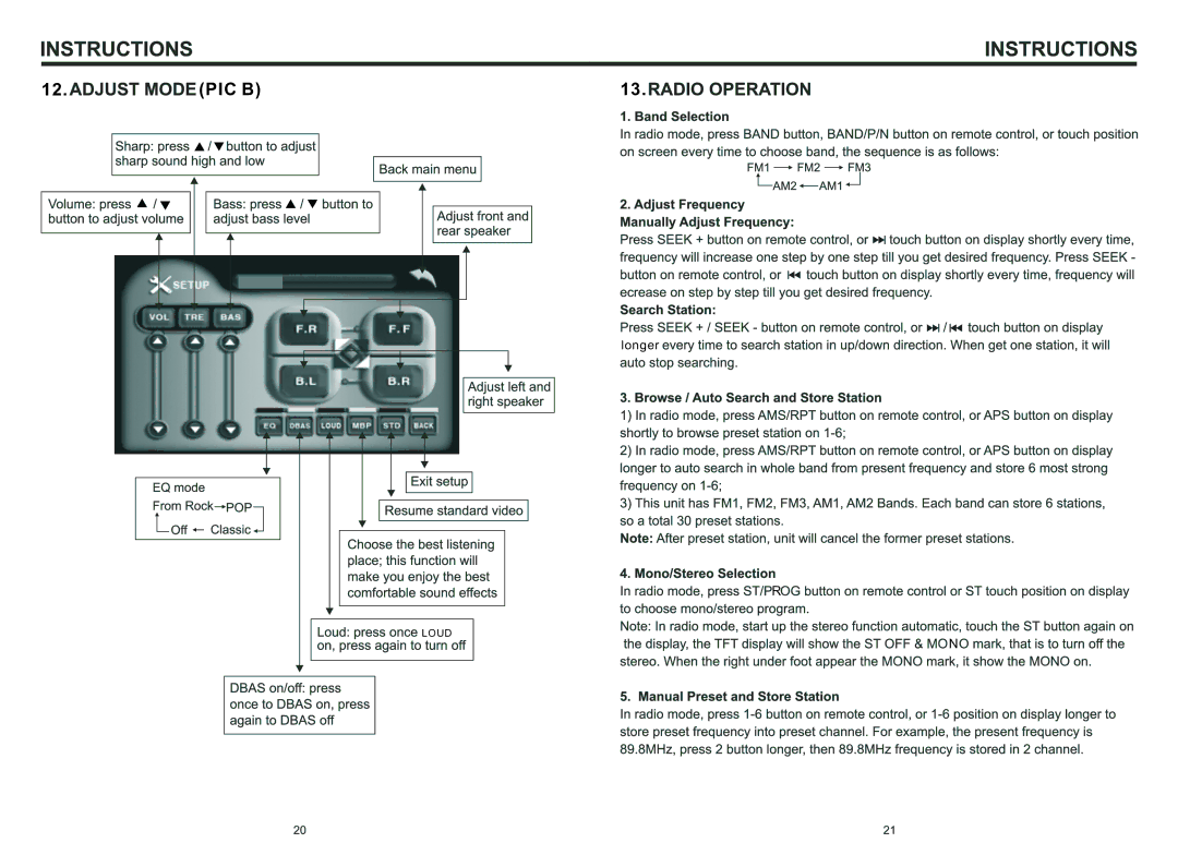 Boss Audio Systems BV9996BT manual Pic B 