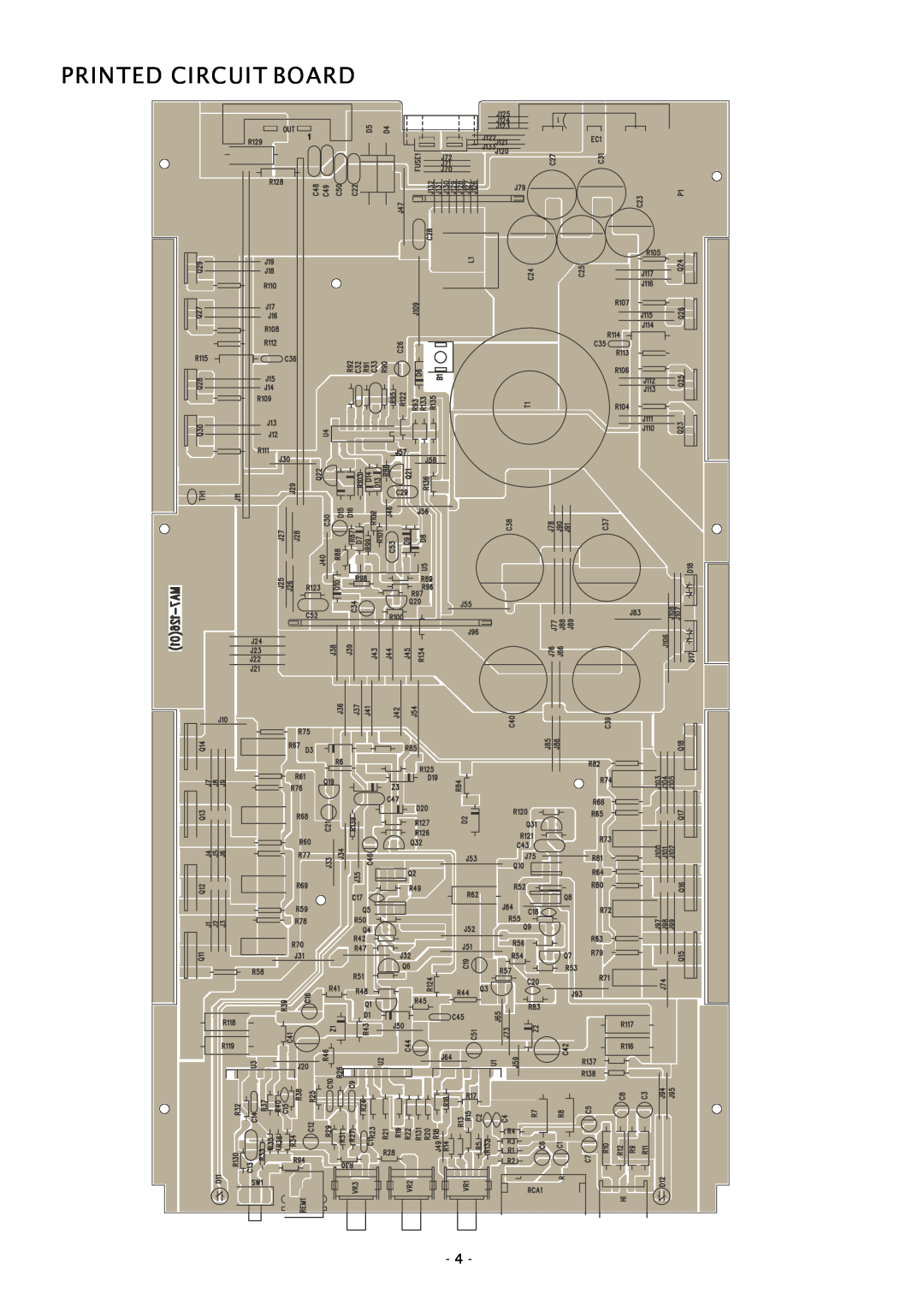 Boss Audio Systems CH1200M specifications Printed Circuit Board 