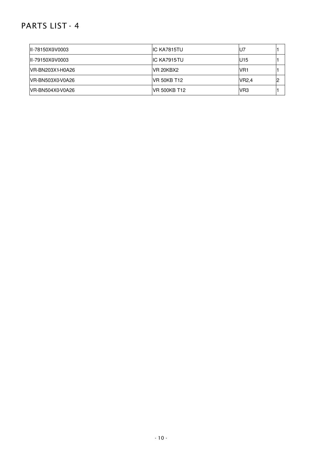 Boss Audio Systems CH1500D specifications IC KA7815TU 