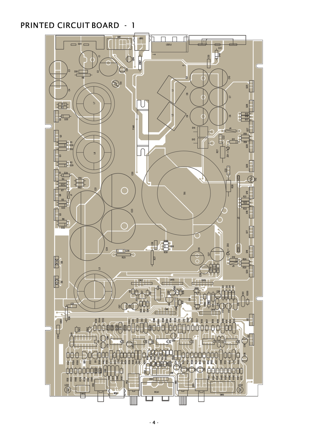 Boss Audio Systems CH3000D specifications Printed Circuit Board 